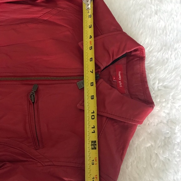 Tommy Hilfiger tommy girl leather jacket size S - Picture 6 of 8